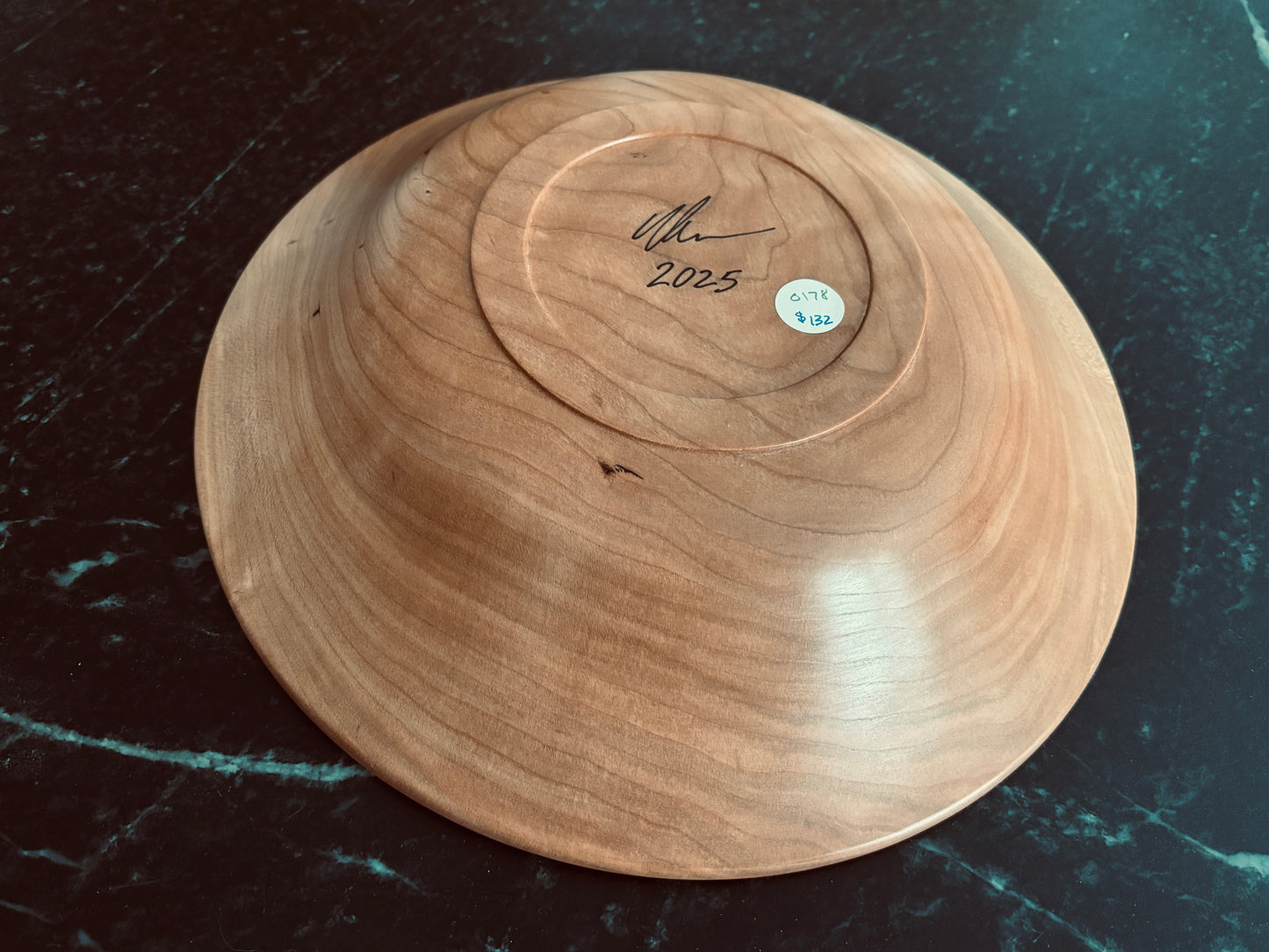 12" Wide Rim Cherry Bowl