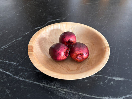 9" Figured Maple Bowl