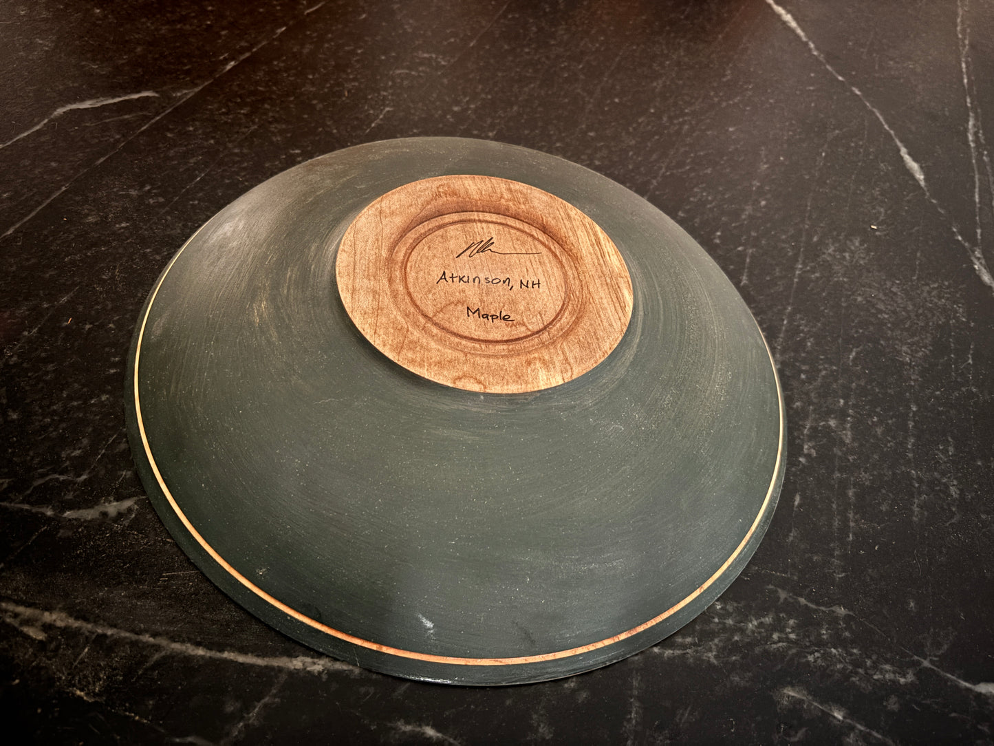 13" All-purpose Painted Maple Bowl