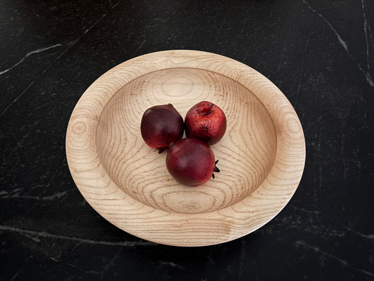 11" Broad Rim Maple Bowl