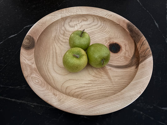 15" Maple and Resin Bowl