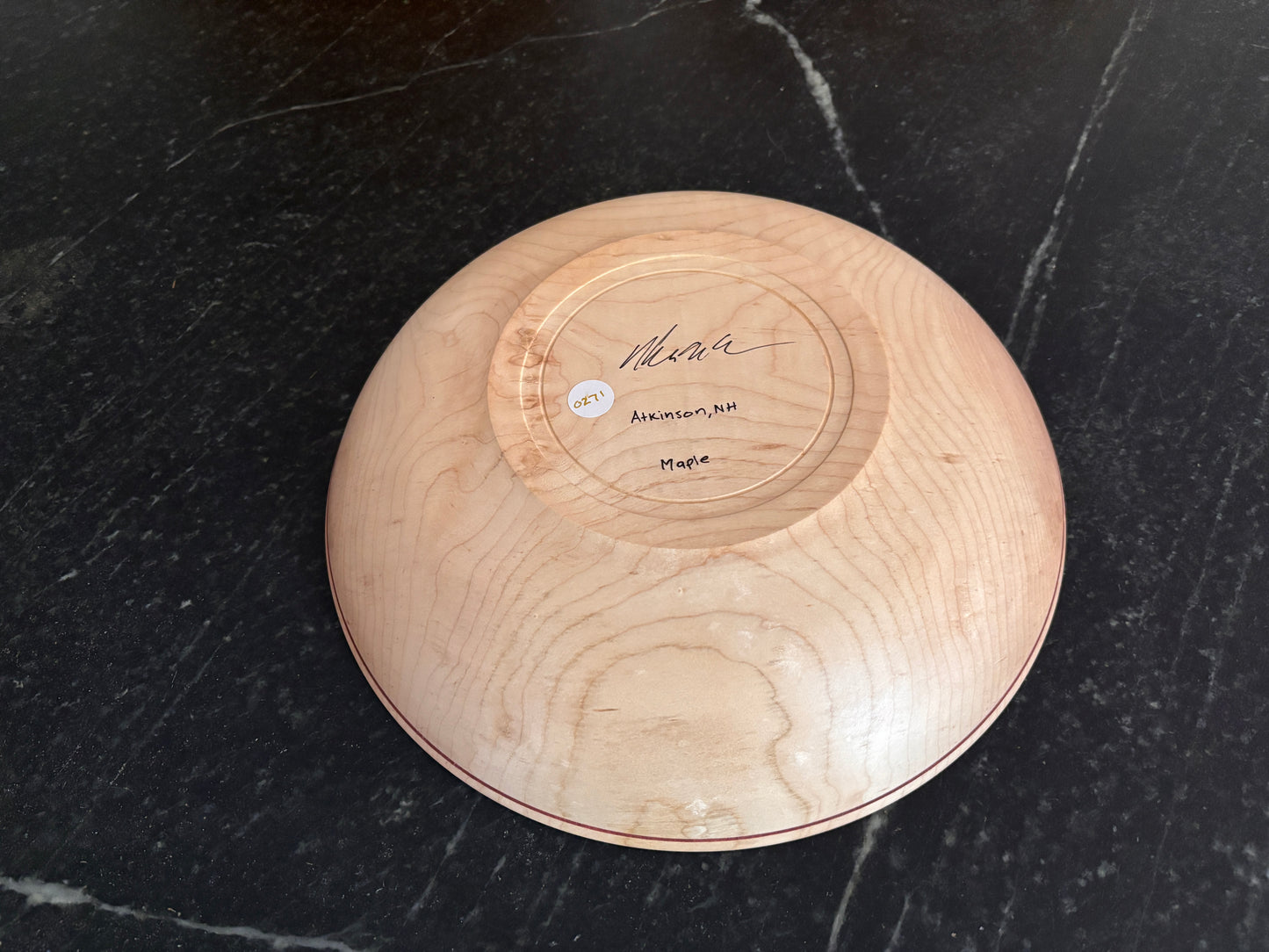 Wabi-sabi Wood Bowl - New Hampshire Maple