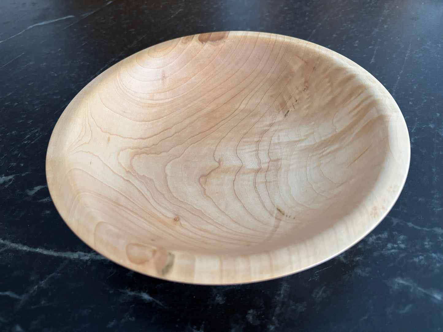 9" Figured Maple Bowl
