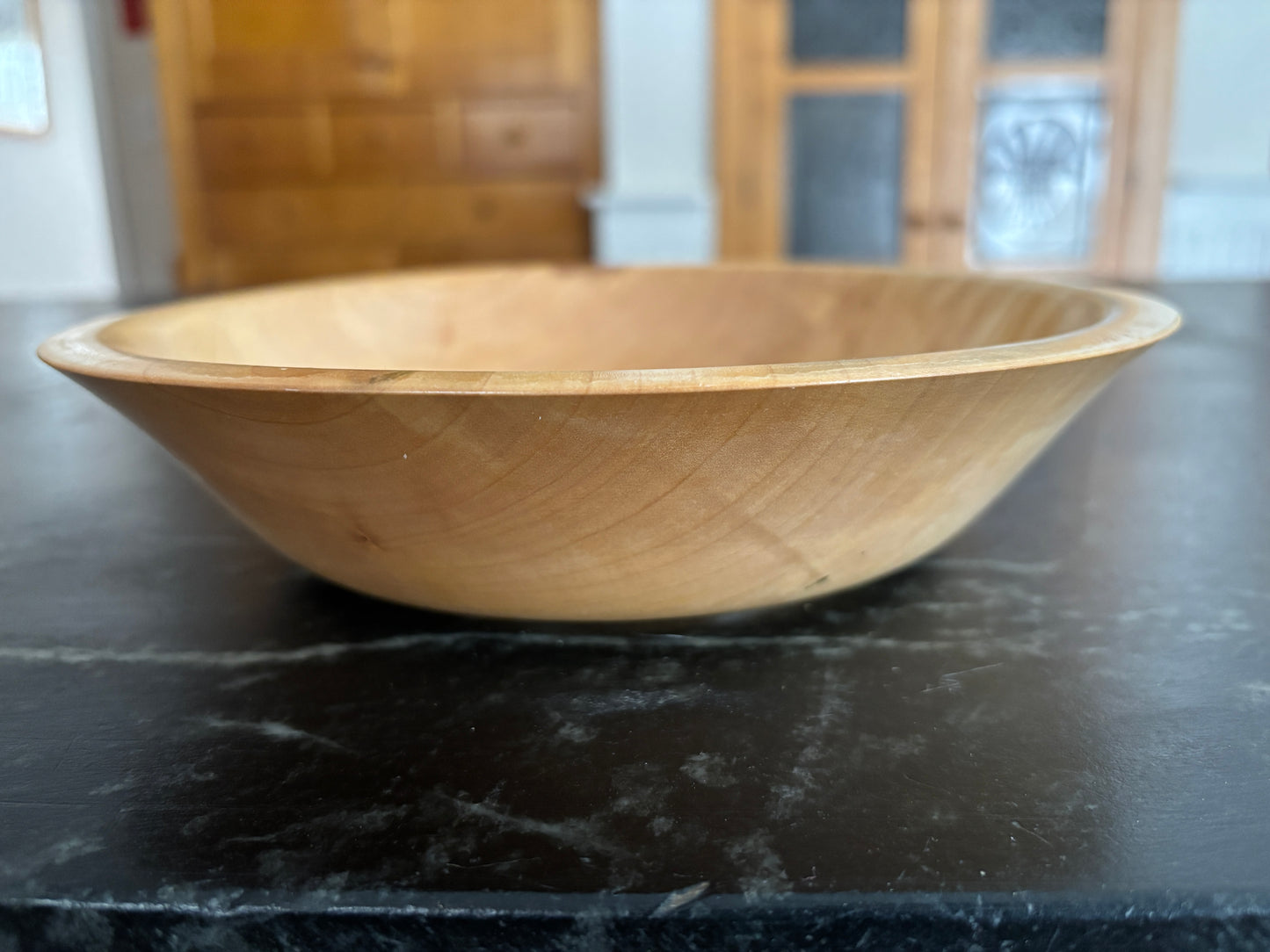 9" Figured Maple Bowl