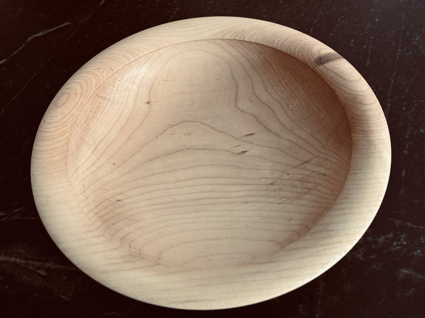 11" Broad Rim Maple Bowl