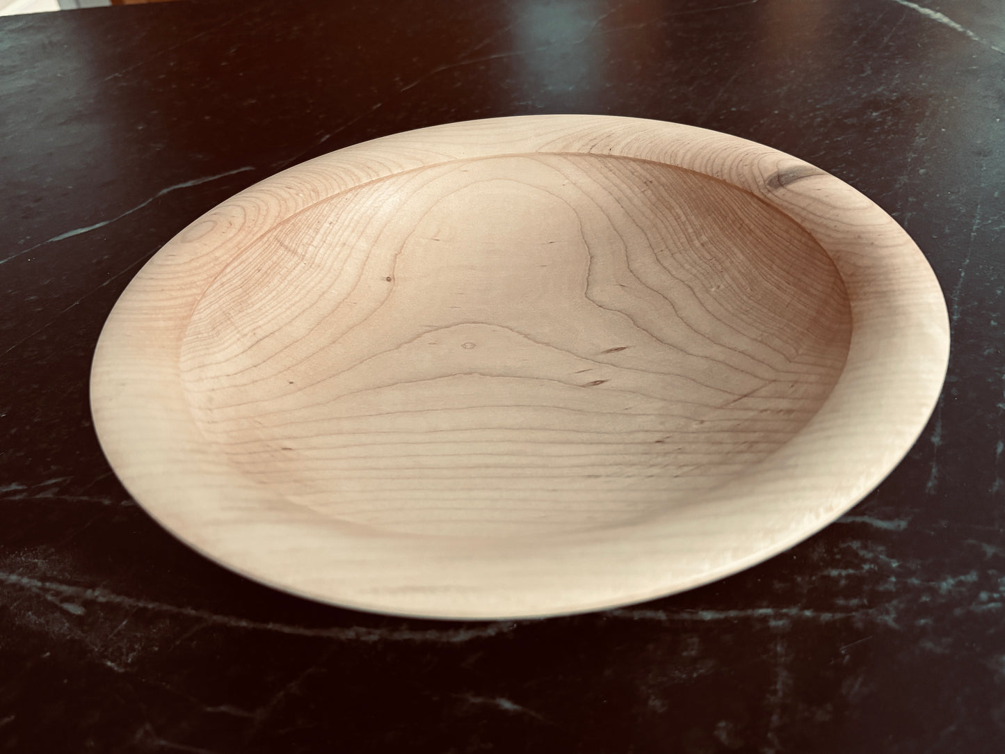 11" Broad Rim Maple Bowl