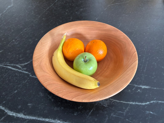 12" Wide Rim Cherry Bowl