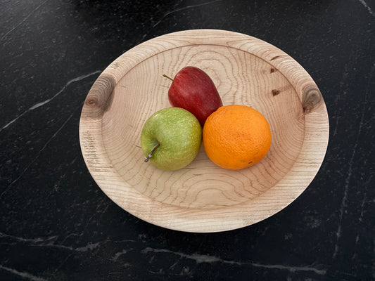 11" Broad Rim Maple Bowl