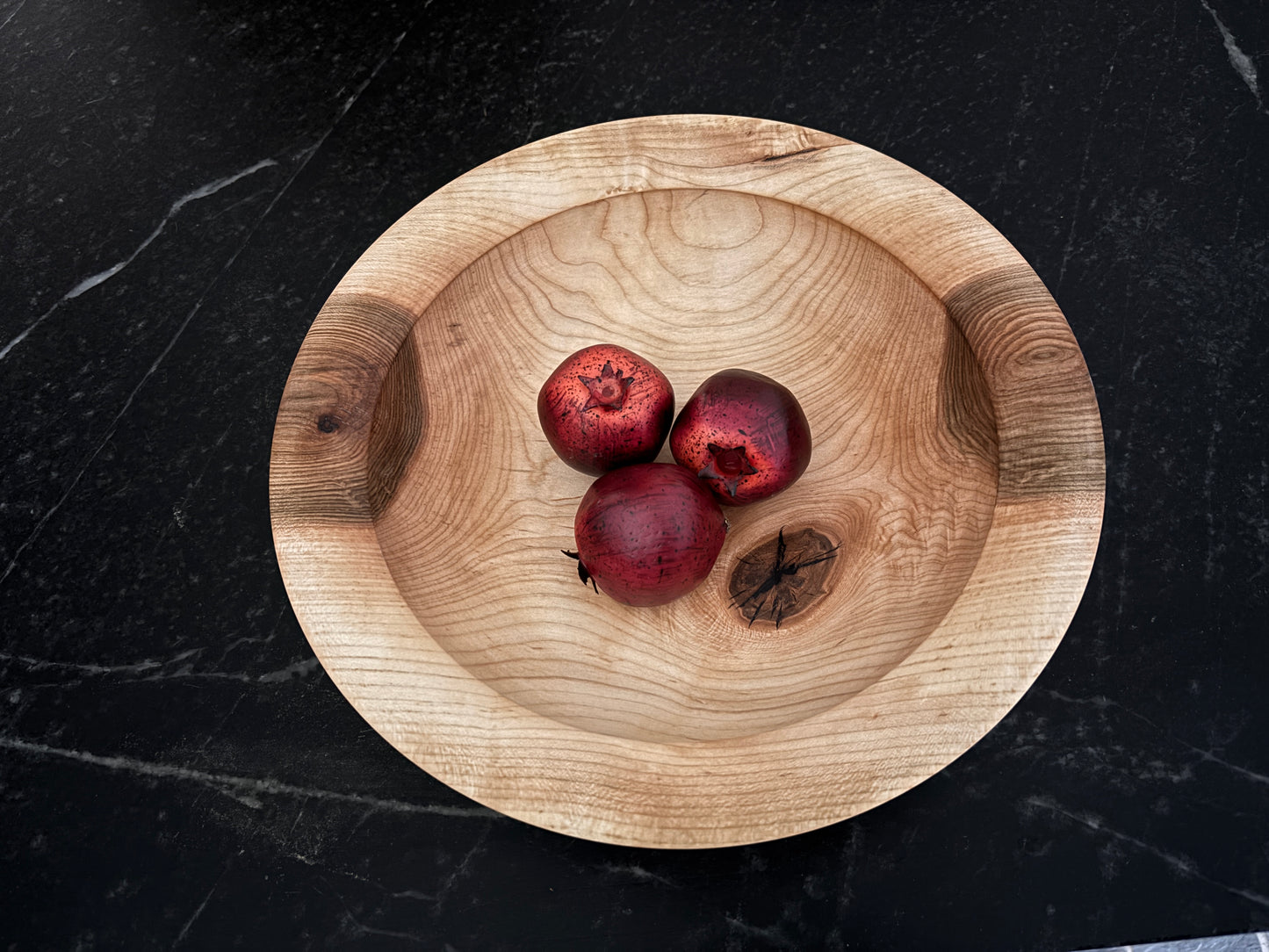 12" Broad Rim Maple and Resin Bowl