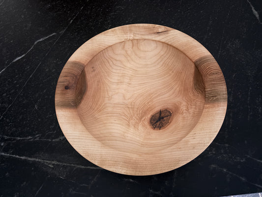 12" Broad Rim Maple and Resin Bowl