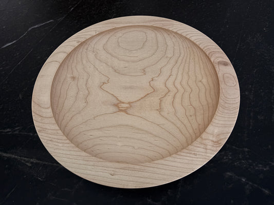 12.5" Broad Rim Maple Bowl