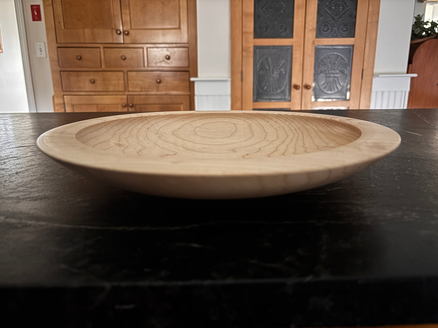 12.5" Broad Rim Maple Bowl