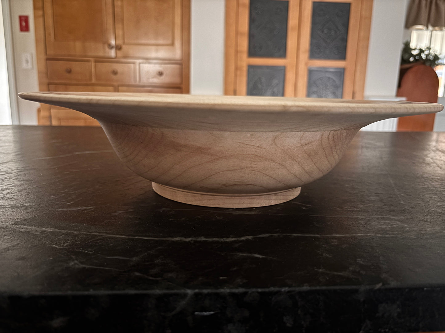 14.5" Broad Rim Maple Bowl