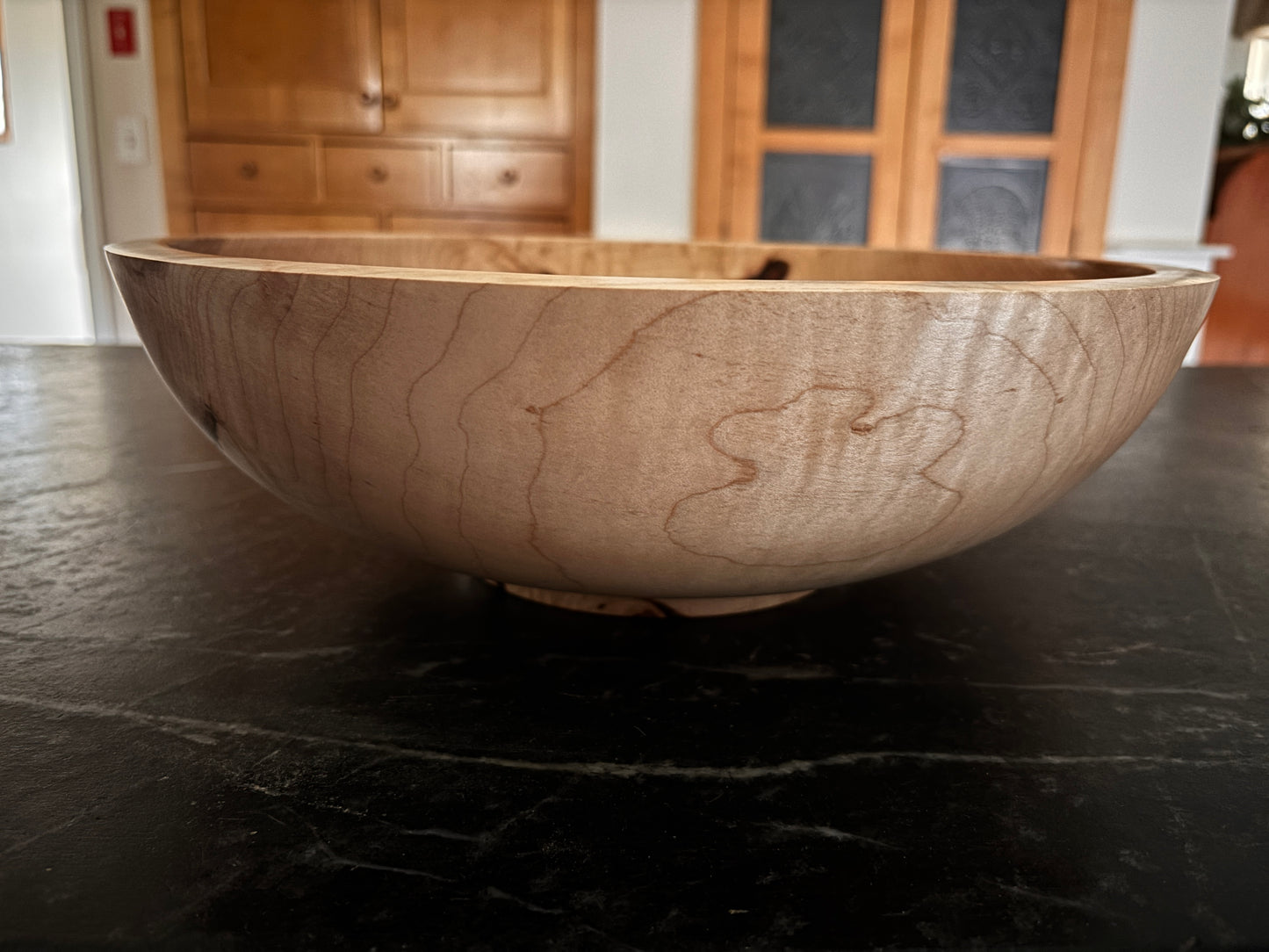 14" Maple and Resin Bowl