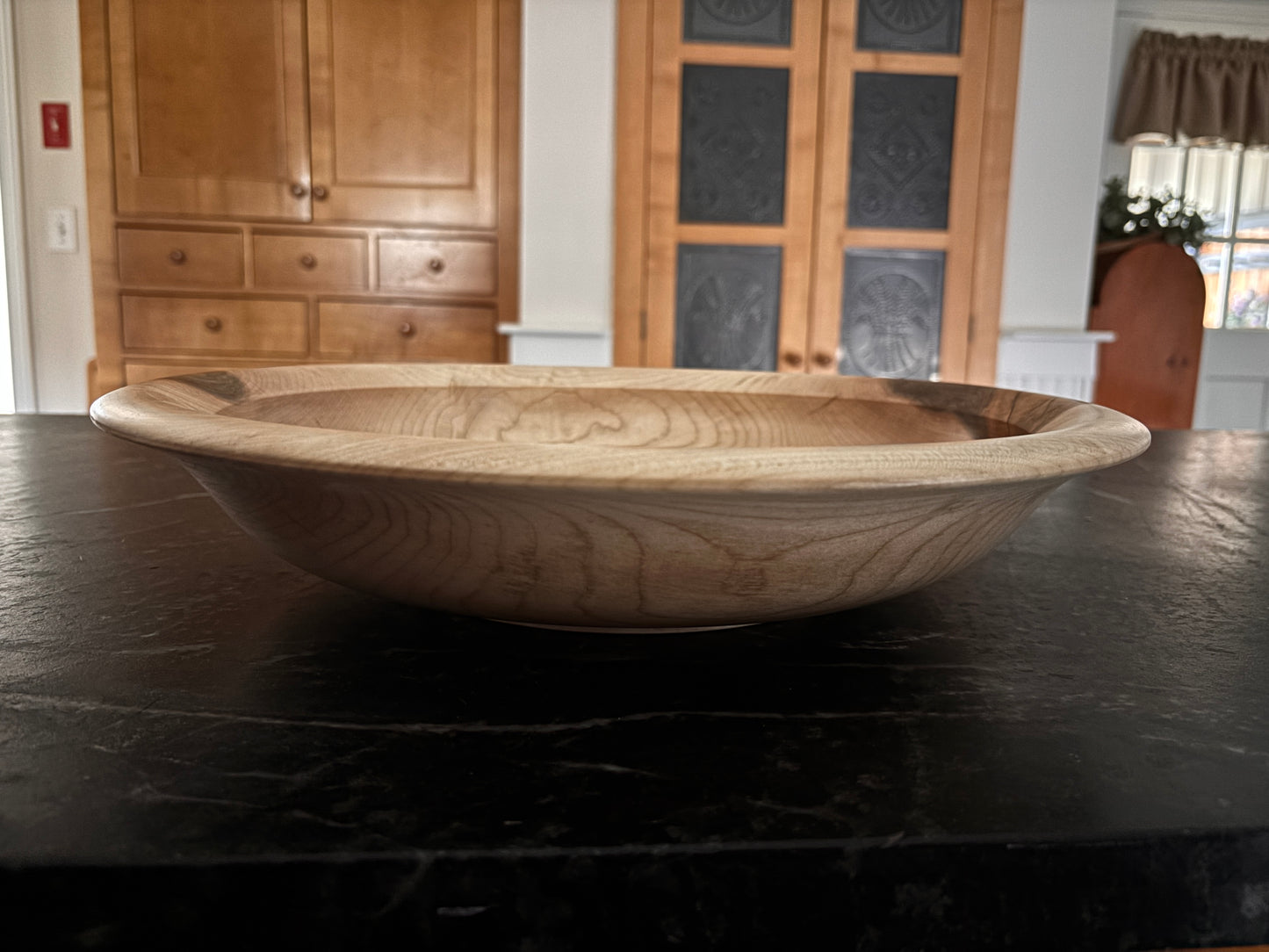 15" Maple and Resin Bowl