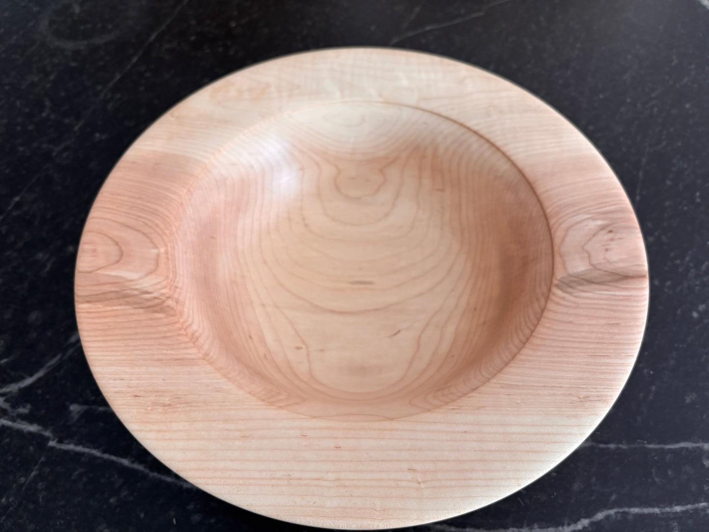 14.5" Broad Rim Maple Bowl