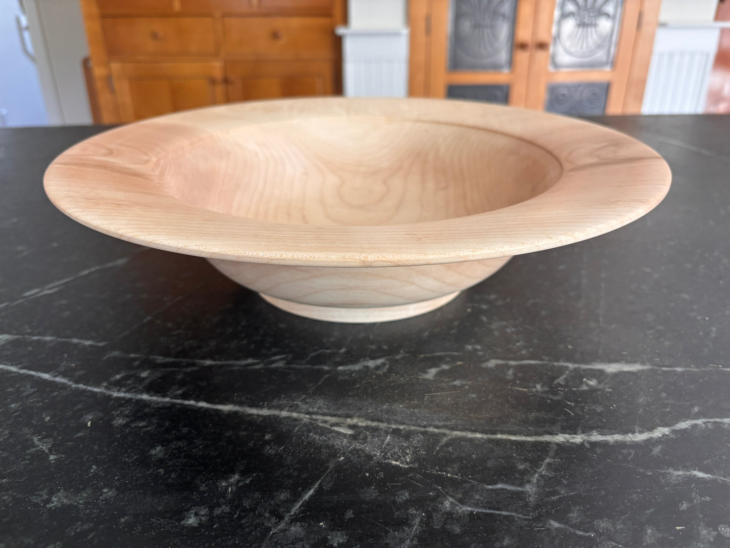 14.5" Broad Rim Maple Bowl