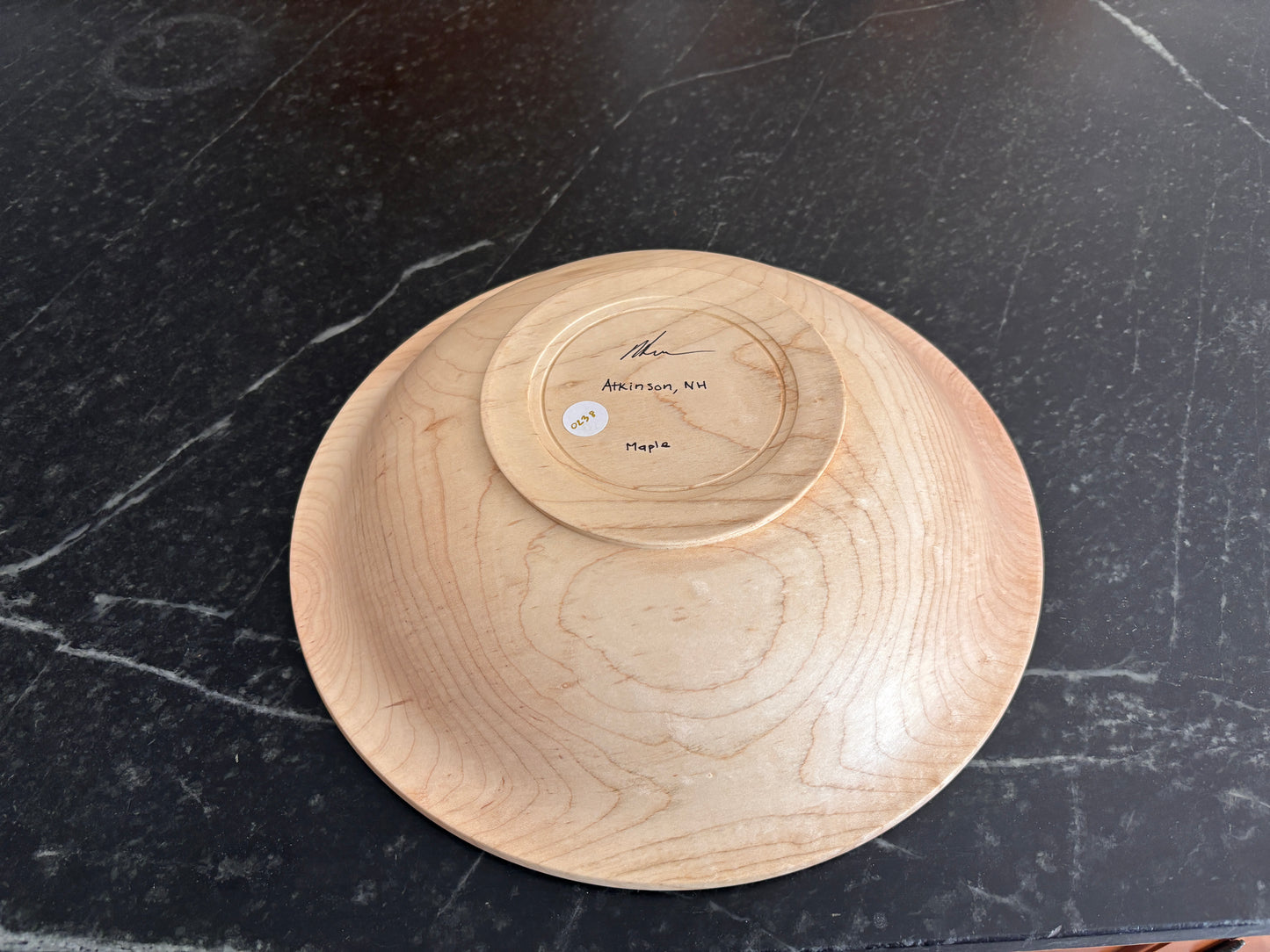 14" Broad Rim Maple Bowl