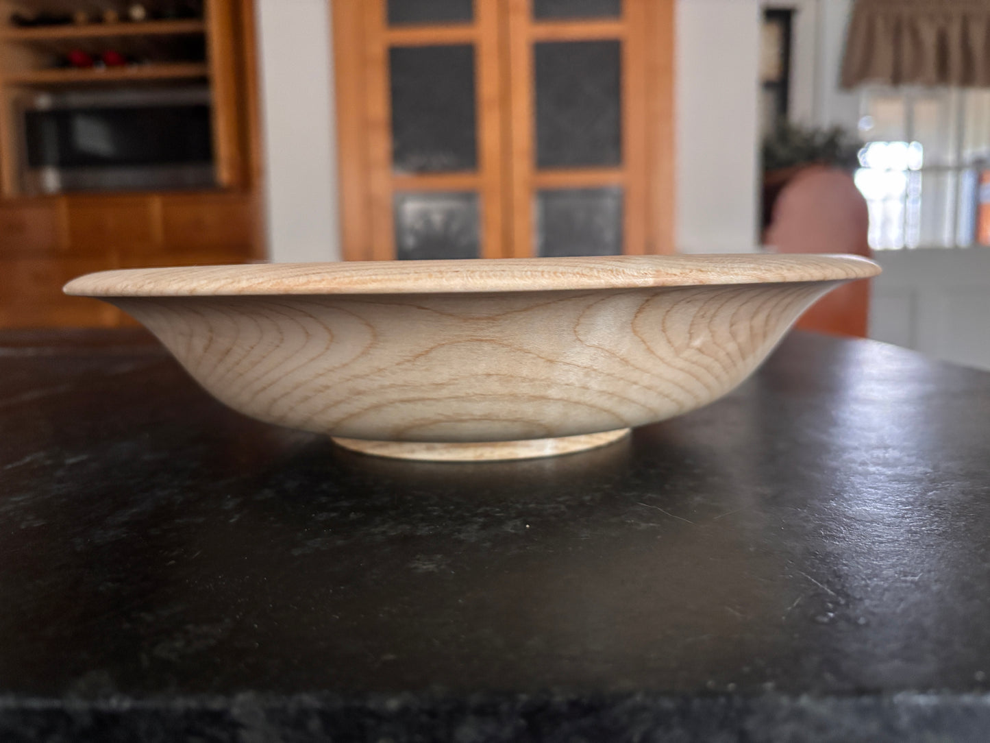 11" Broad Rim Maple Bowl