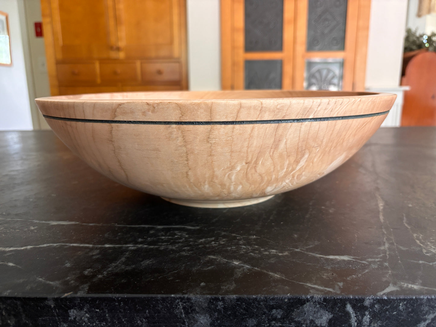 Handmade Wood Salad Bowl - New Hampshire Maple