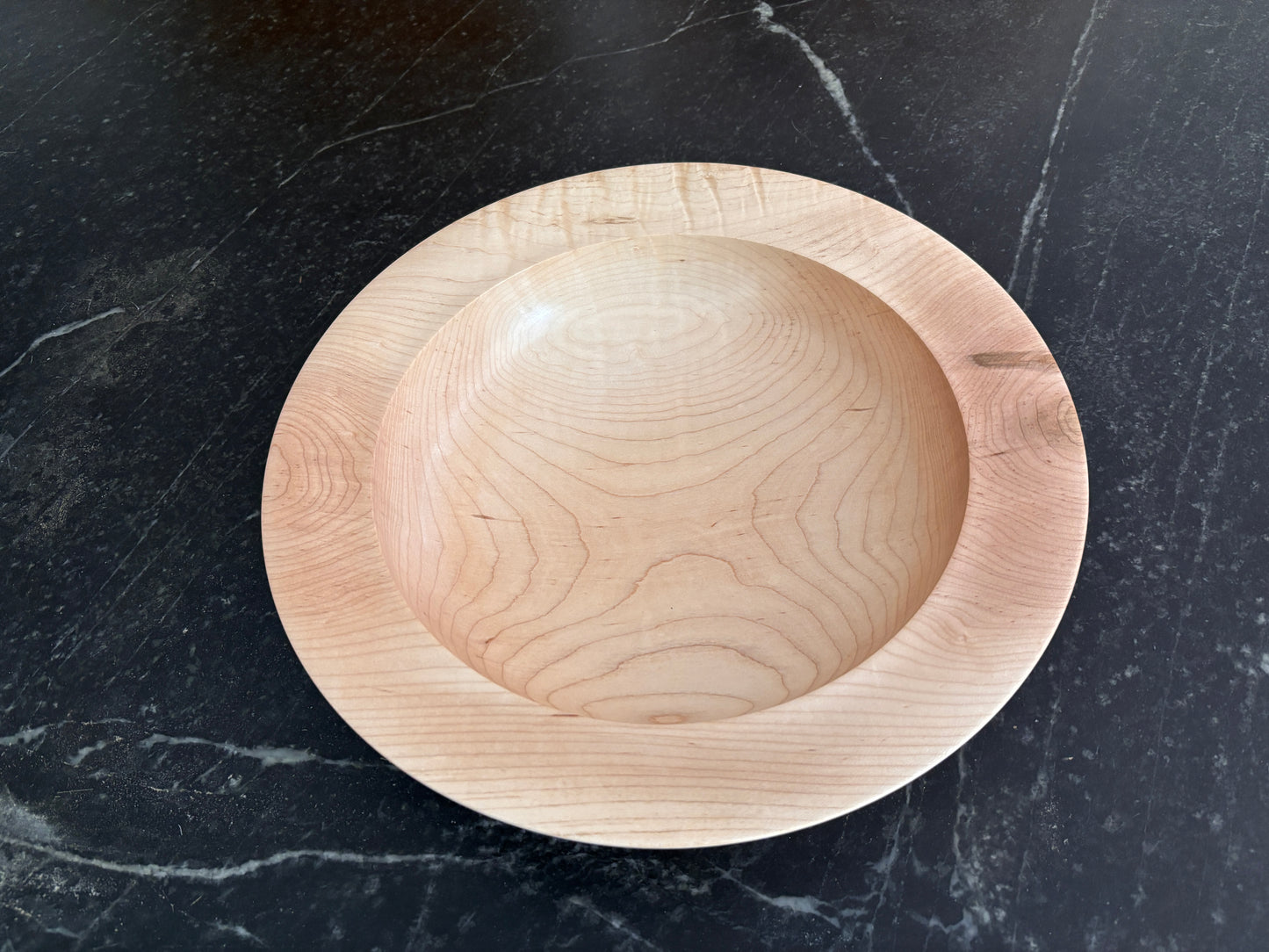 Handmade Wood Centerpiece Bowl - New Hampshire Maple