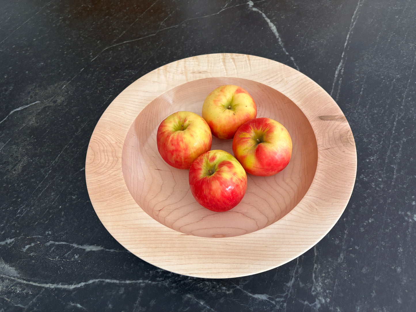 Handmade Wood Centerpiece Bowl - New Hampshire Maple