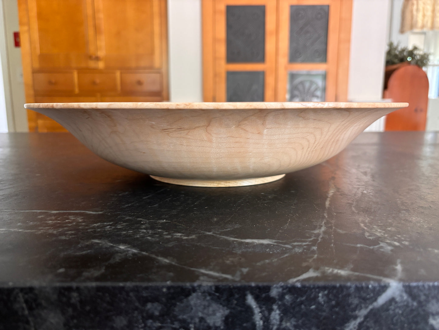 Handmade Wood Centerpiece Bowl - New Hampshire Maple