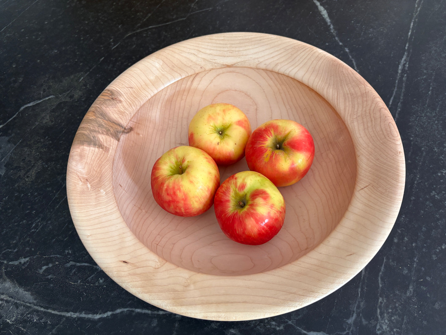 Handmade Wood Centerpiece Bowl - New Hampshire Maple