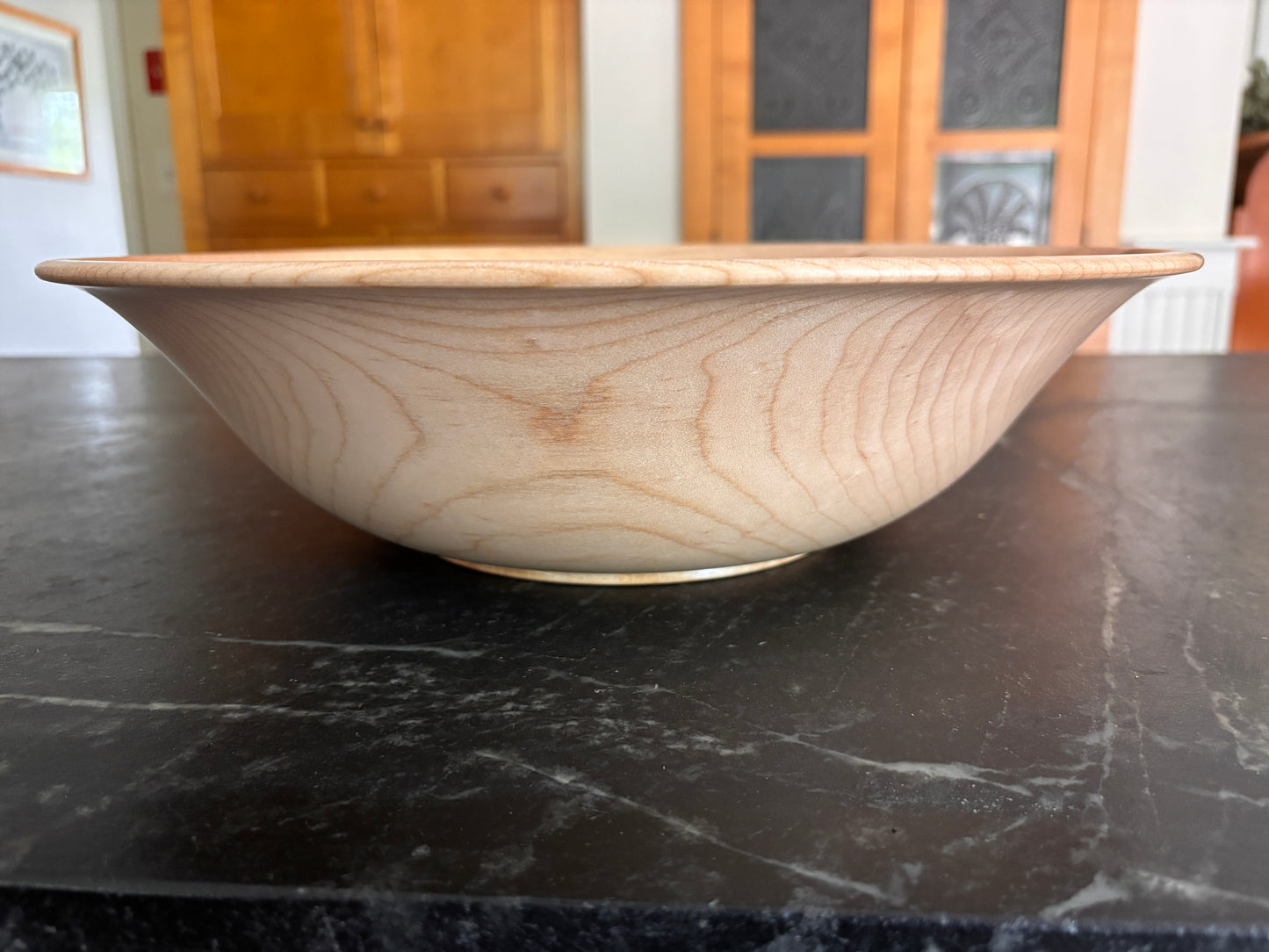 Handmade Wood Centerpiece Bowl - New Hampshire Maple