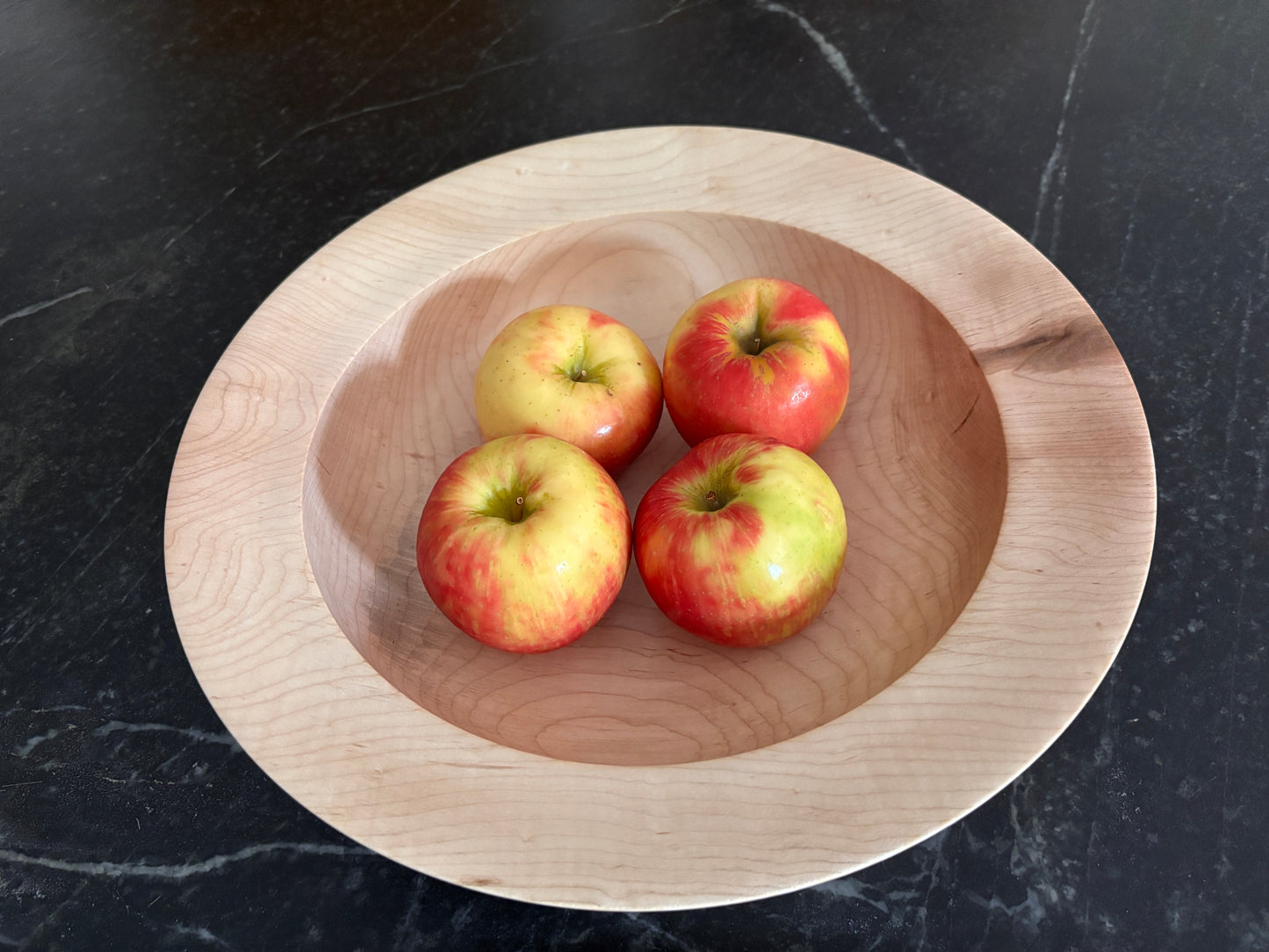 Handmade Wood Centerpiece Bowl - New Hampshire Maple